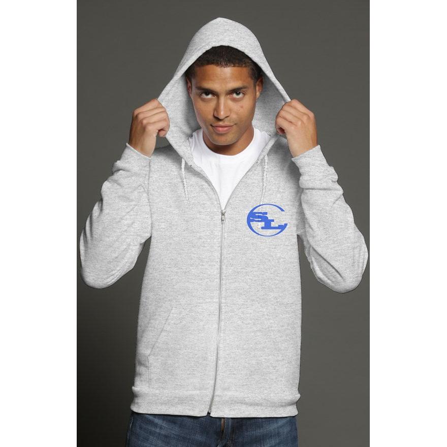 heather zip hoody