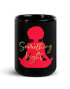 Black Glossy Mug-Something Light Clothing