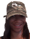 Camo Distressed  Dad Hats freeshipping - Something Light Clothing