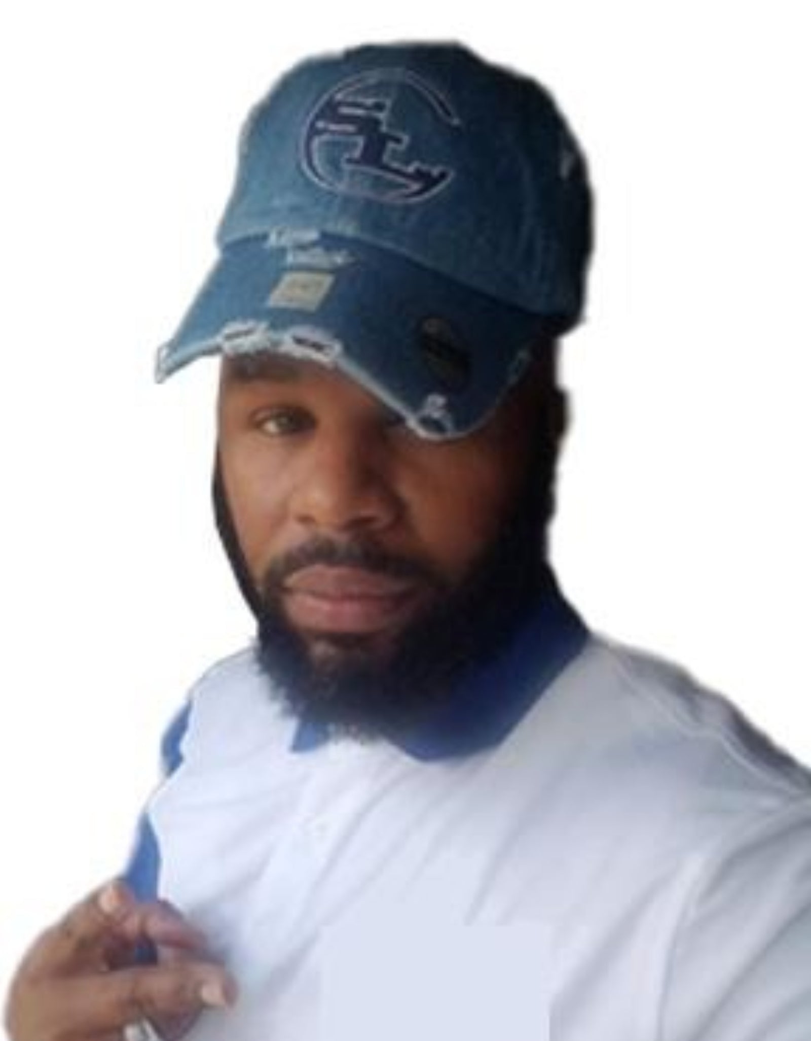 Denim Distressed Dad Hats freeshipping - Something Light Clothing
