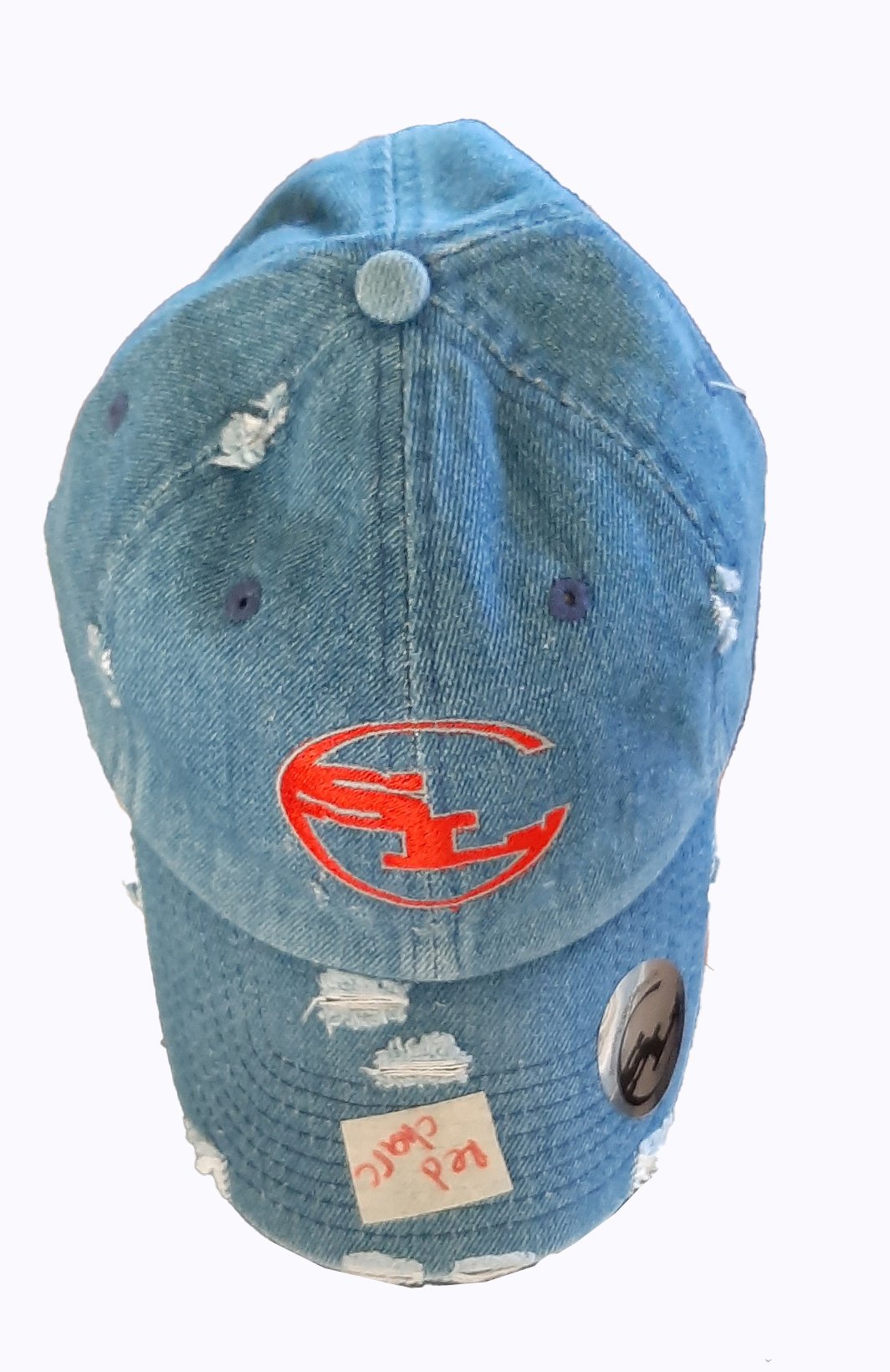 Denim Distressed Dad Hats freeshipping - Something Light Clothing