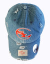 Denim Distressed Dad Hats freeshipping - Something Light Clothing