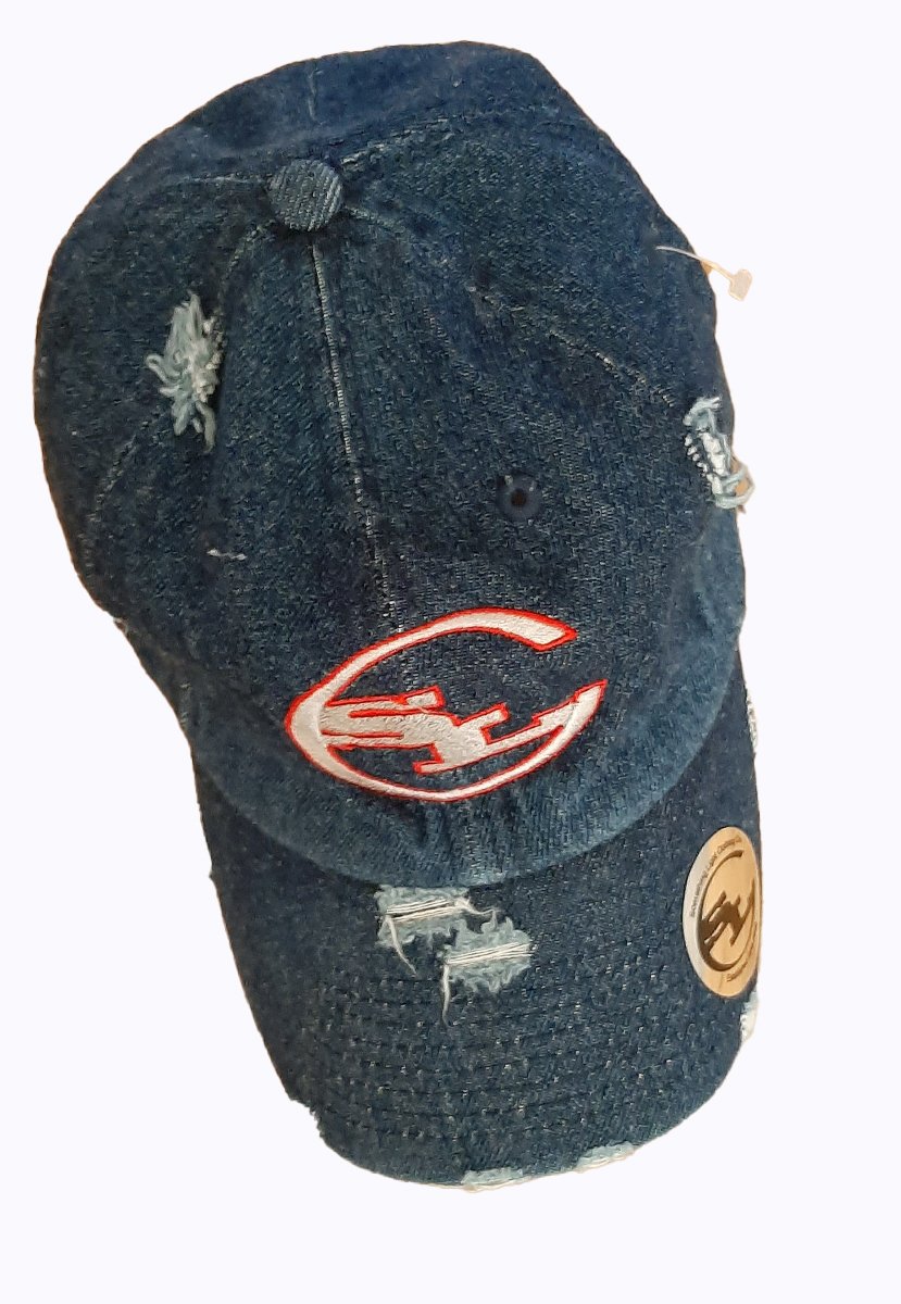 Denim Distressed Dad Hats freeshipping - Something Light Clothing
