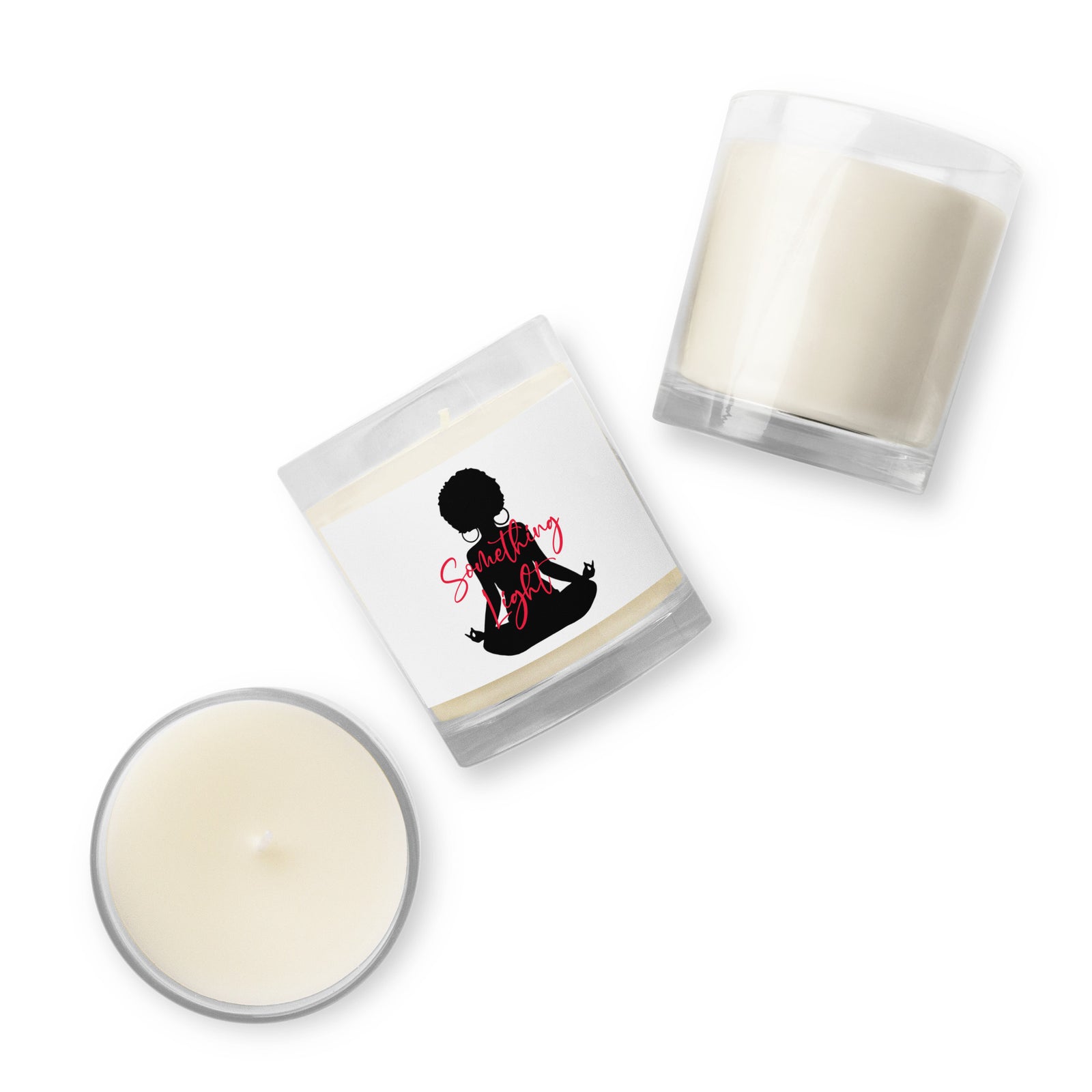 SLC™ Glass Jar Soy Wax Candle-Something Light Clothing