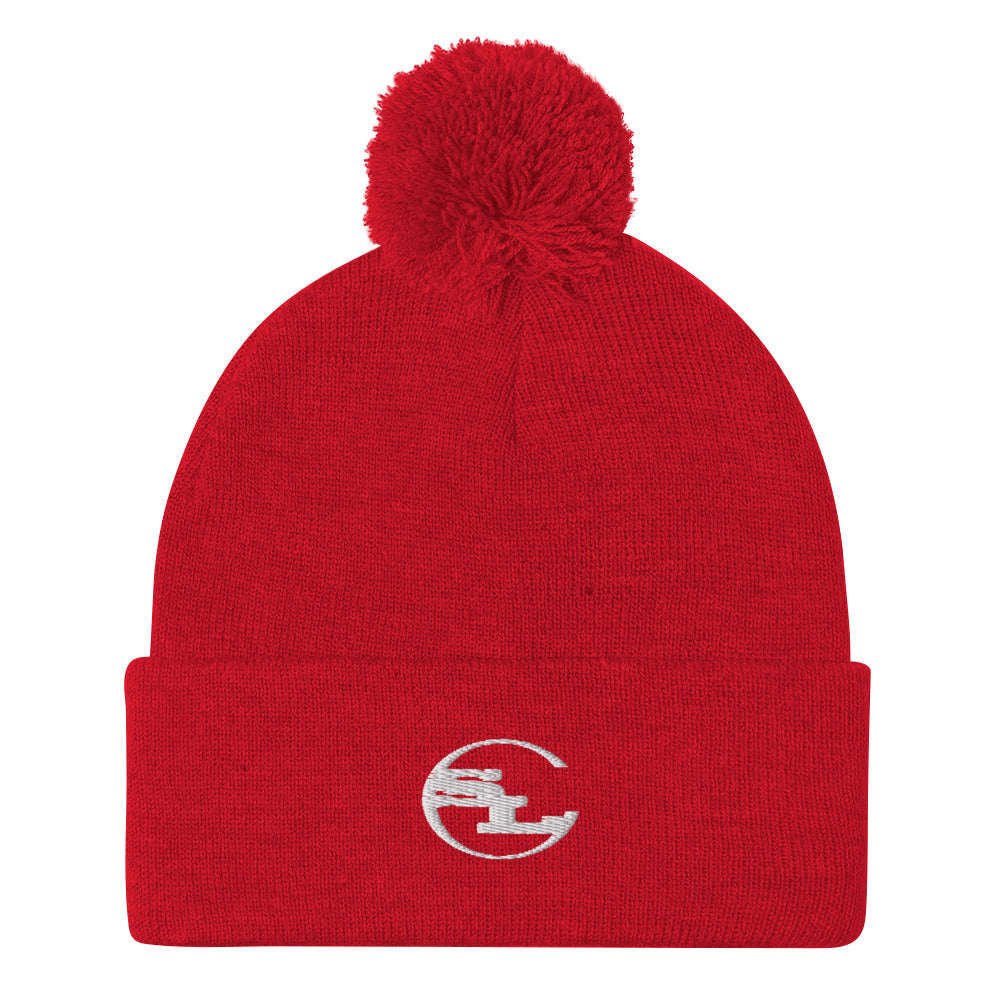 SLC™ Pom-Pom Beanie-Something Light Clothing