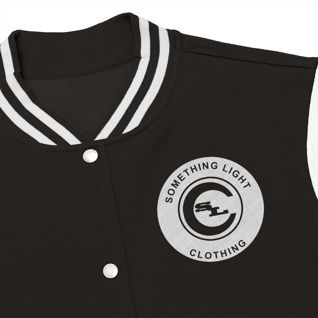 SLC™ Women’s Varsity Letterman Jacket-Something Light Clothing