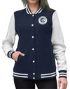 SLC™ Women’s Varsity Letterman Jacket-Something Light Clothing