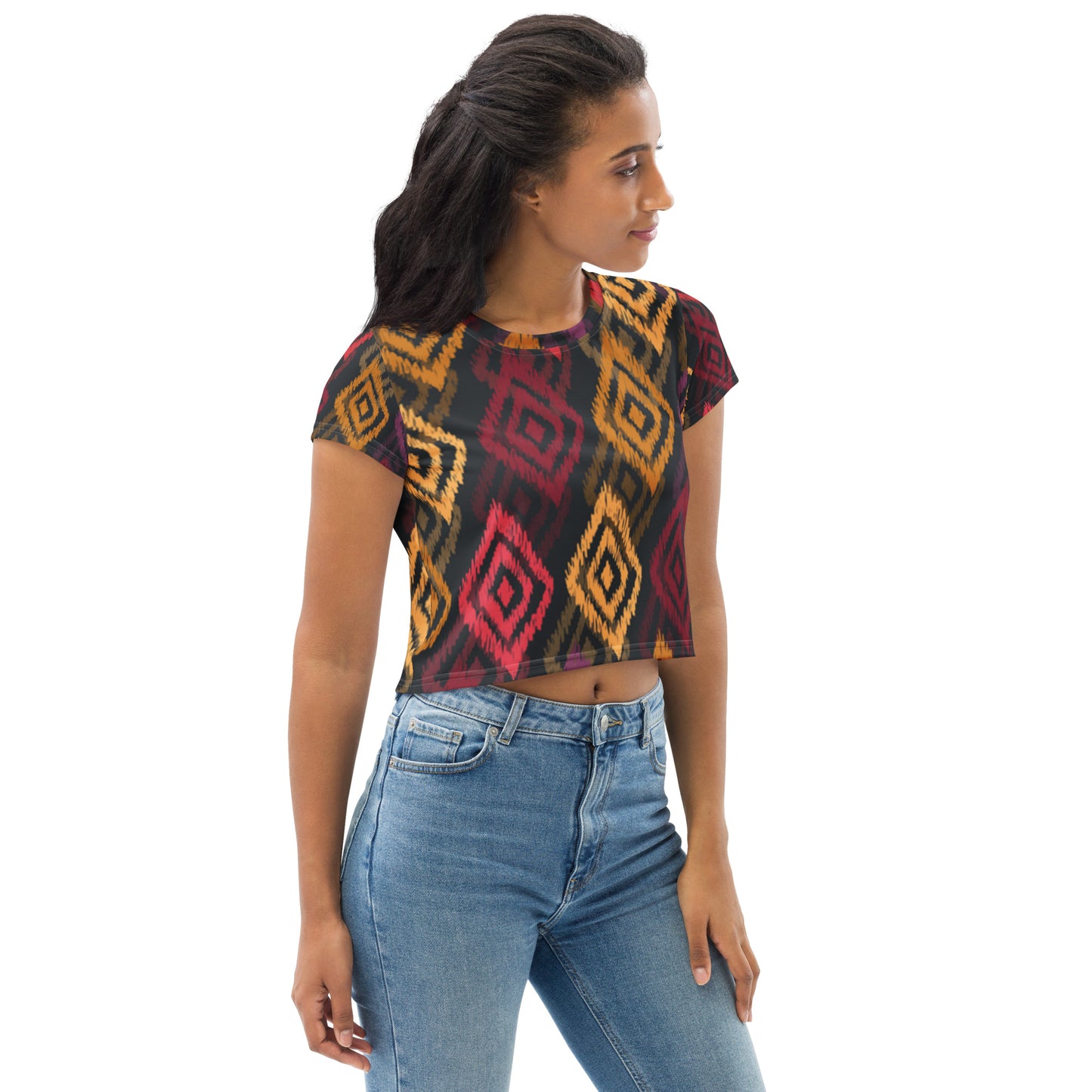 Print Crop Tee