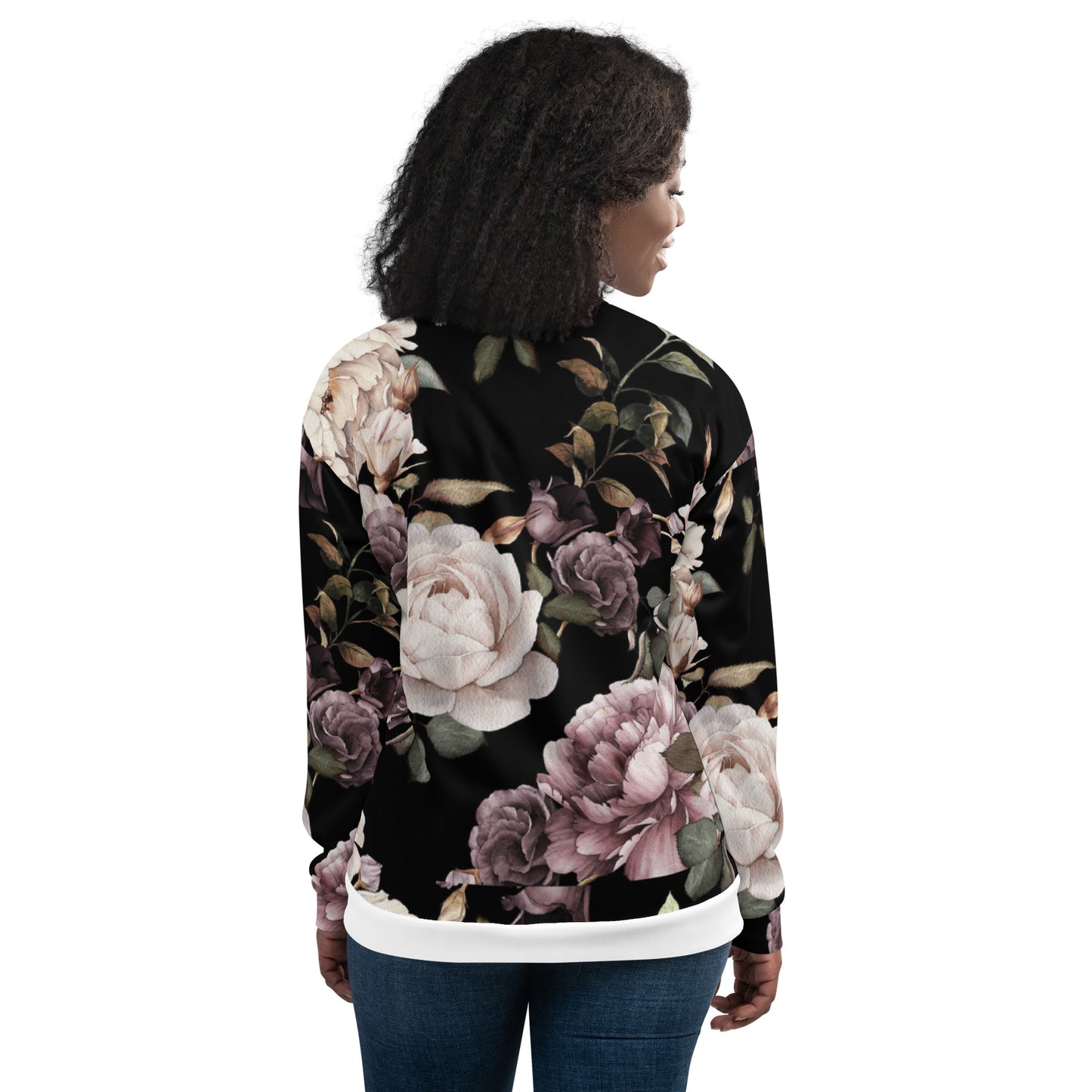 Floral Bomber Jacket